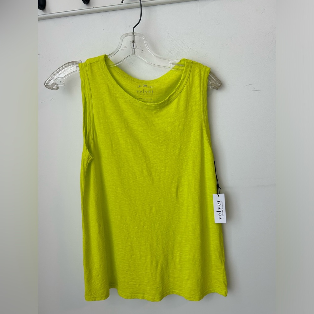 Velvet by Graham and Spencer Yellow Tank Top